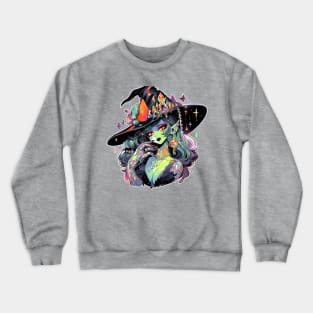 Creepy Cute Orc Witch Crewneck Sweatshirt